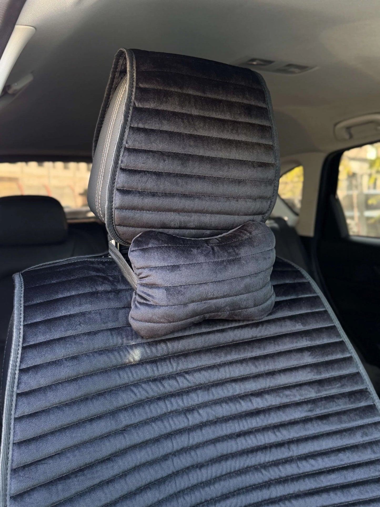 Car seat covers Alcantara "Elite Black"