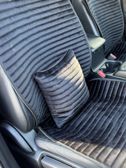 Car seat covers Alcantara "Elite Black"