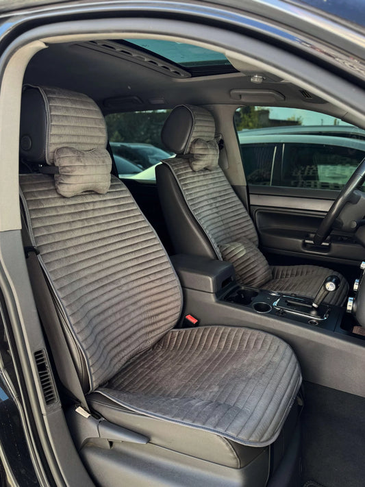 Car seat covers Alcantara "Elite Dark-Grey"