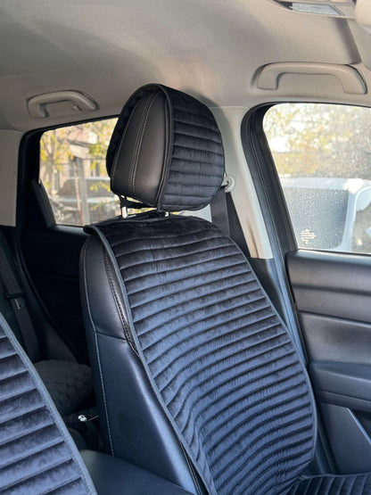 Car seat covers Alcantara "Elite Black"